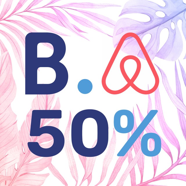 Booking & Airbnb 50%