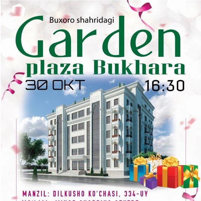 GARDEN PLAZA BUKHARA MEHMONXONASI