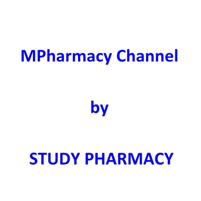 Telegram channel "Masters of Pharmacy (MPharmacy)" — MPharmacyChannel