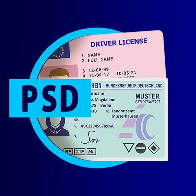 Fake Id Psd Template Telegram
